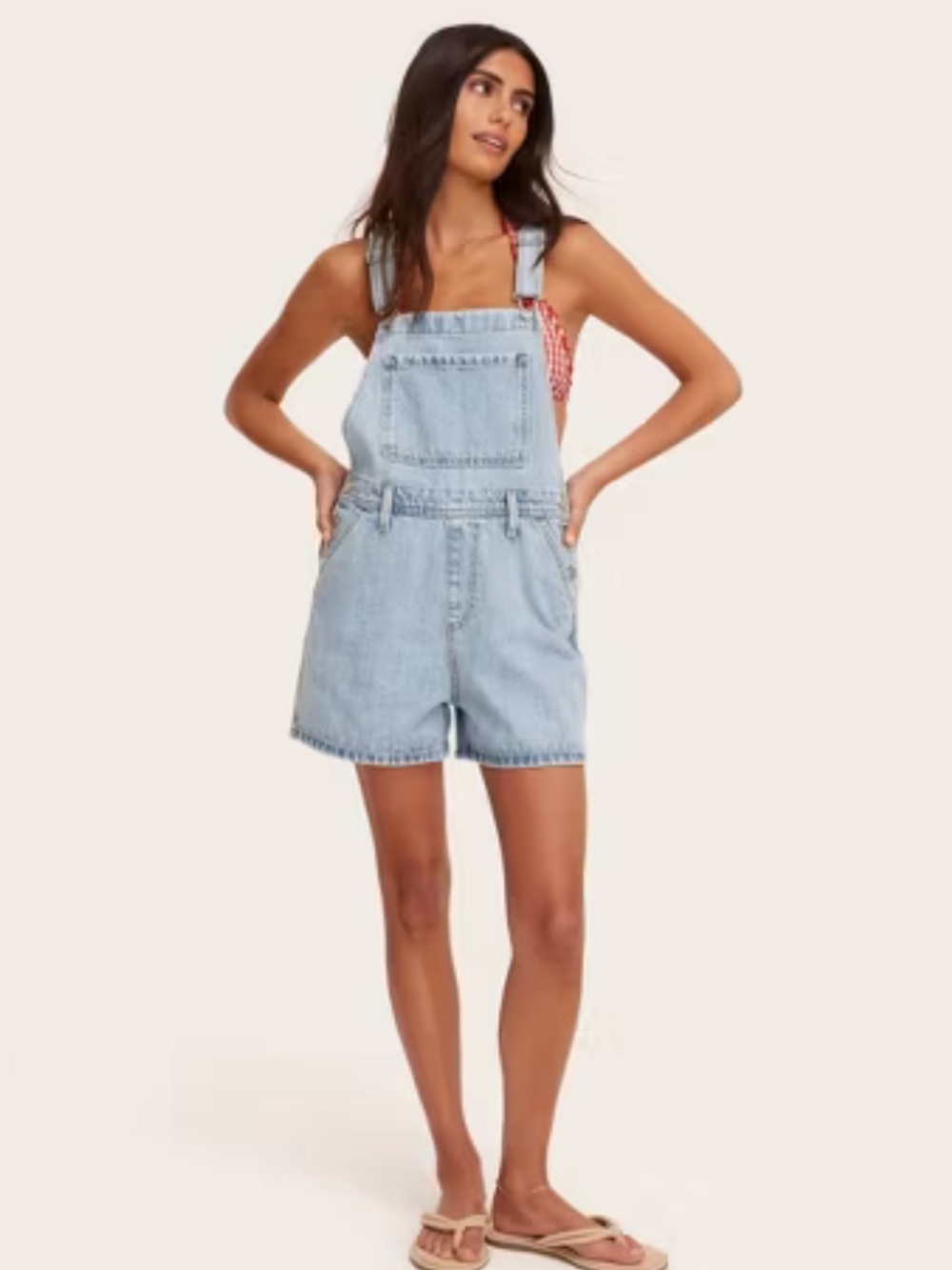 💗Parke x Target Women's Denim Shortalls - Light Wash. Size XS. NWT